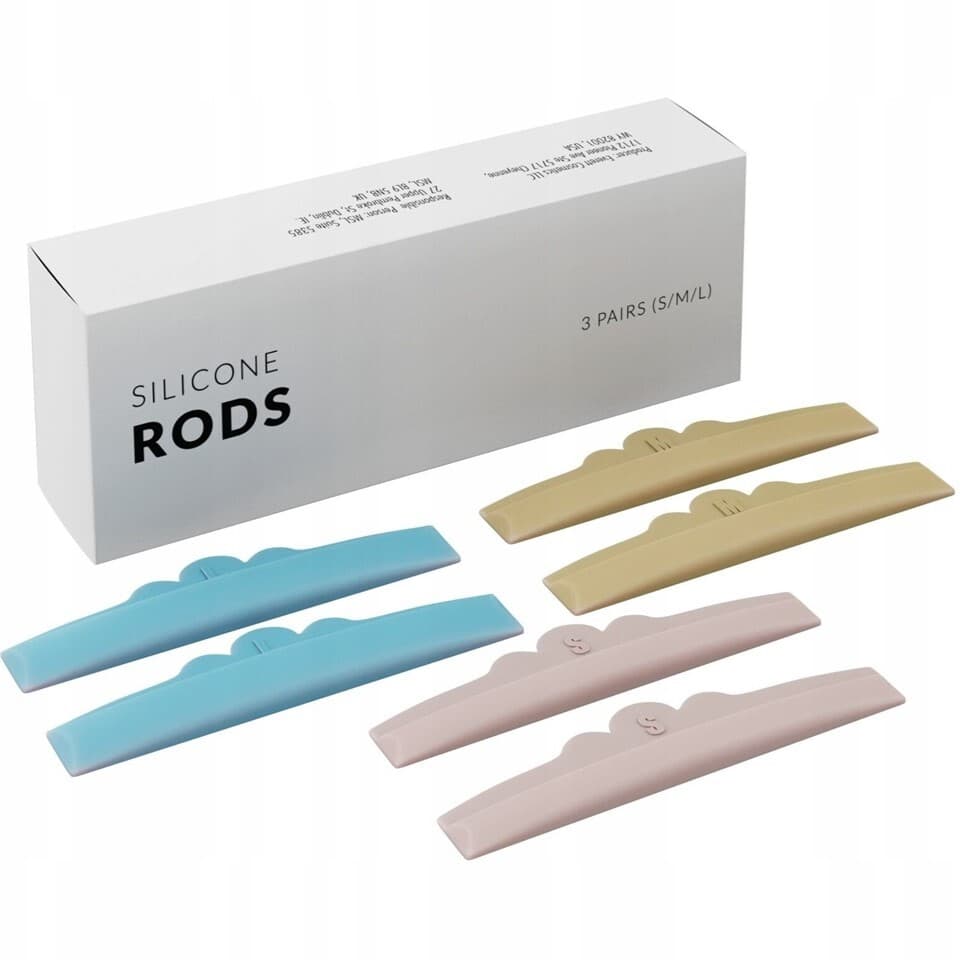 Silicone Rods, wałeczki silikonowe do liftingu i laminacji rzęs
