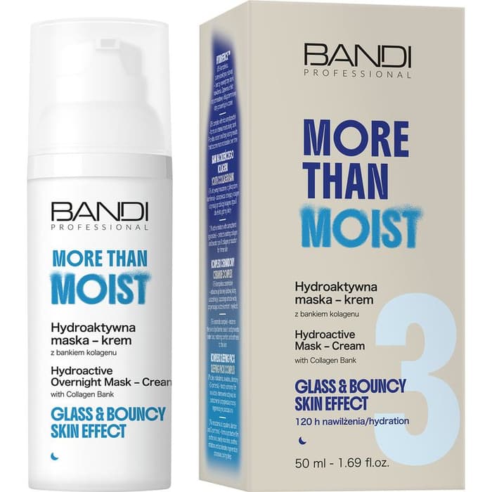 More than moist, hydroaktywna maska-krem z bankiem kolagenu do twarzy