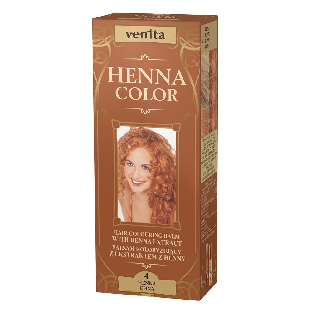 Henna Color, balsam koloryzujący, 4 Chna