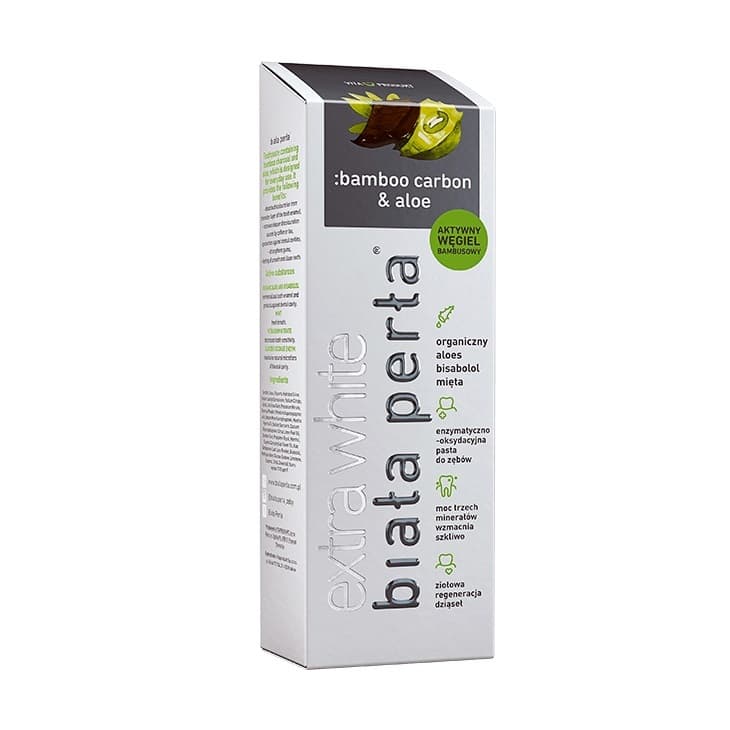 Bamboo Carbon & Aloe czarna pasta wybielająca do zębów