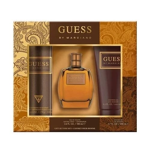 Guess by Marciano zestaw woda toaletowa spray + żel pod prysznic + dezodorant spray (M)