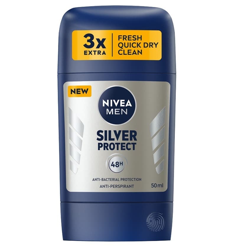 Silver Protect Antibacterial 72H Antyperspirant Męski Sztyft