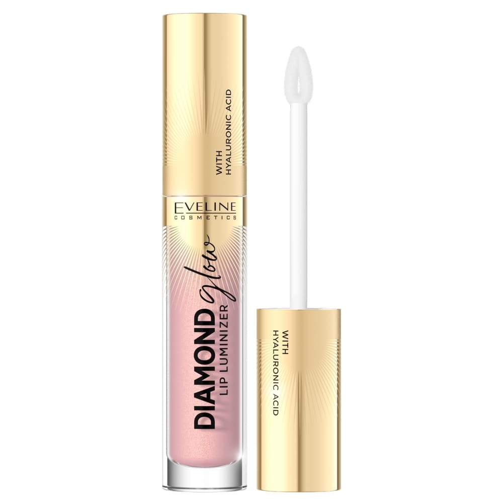Eveline Diamond Glow Lip Luminizer, błyszczyk z kwasem hialuronowym, 03