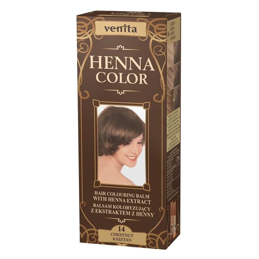 Henna Color Balsam koloryzujący z ekstraktem z henny 14 Kasztan