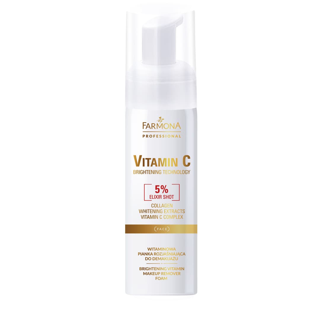 Vitamin C, witaminowa pianka rozjaśniająca do demakijażu