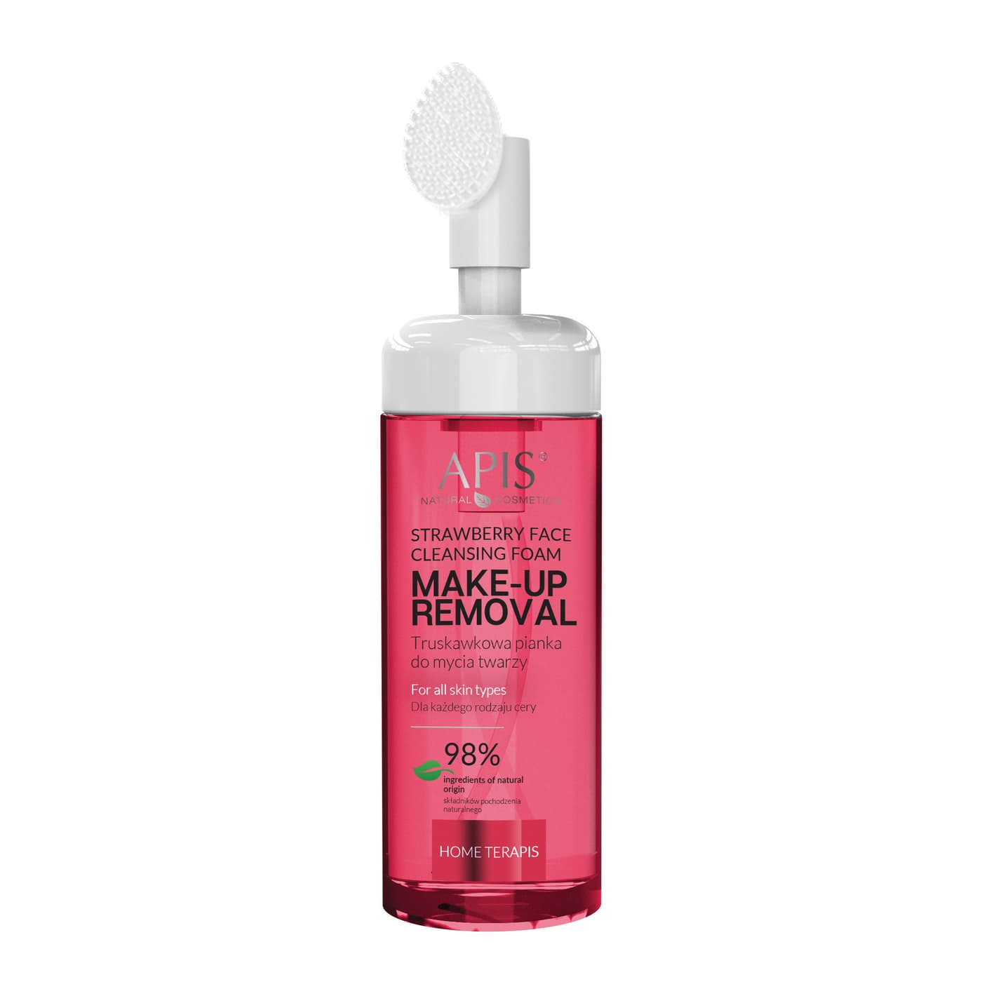 Apis Home Terapis Make-up Removal Truskawkowa pianka do mycia twarzy