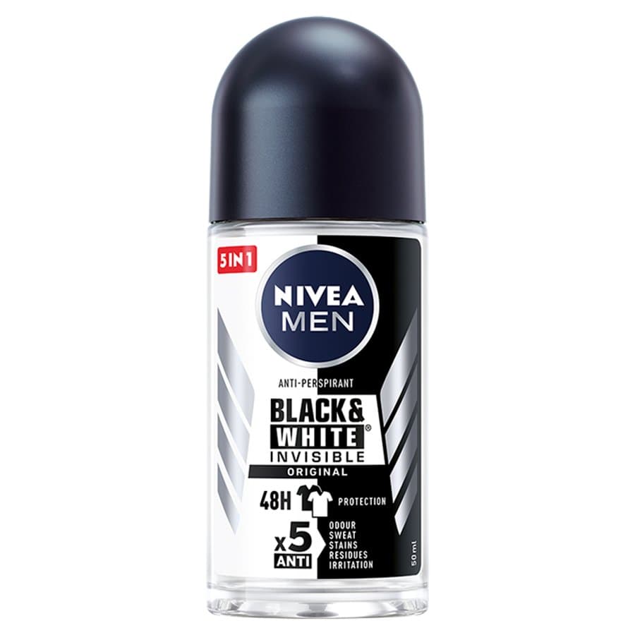 Black White Invisible Original Męski Antyperspirant w Kulce