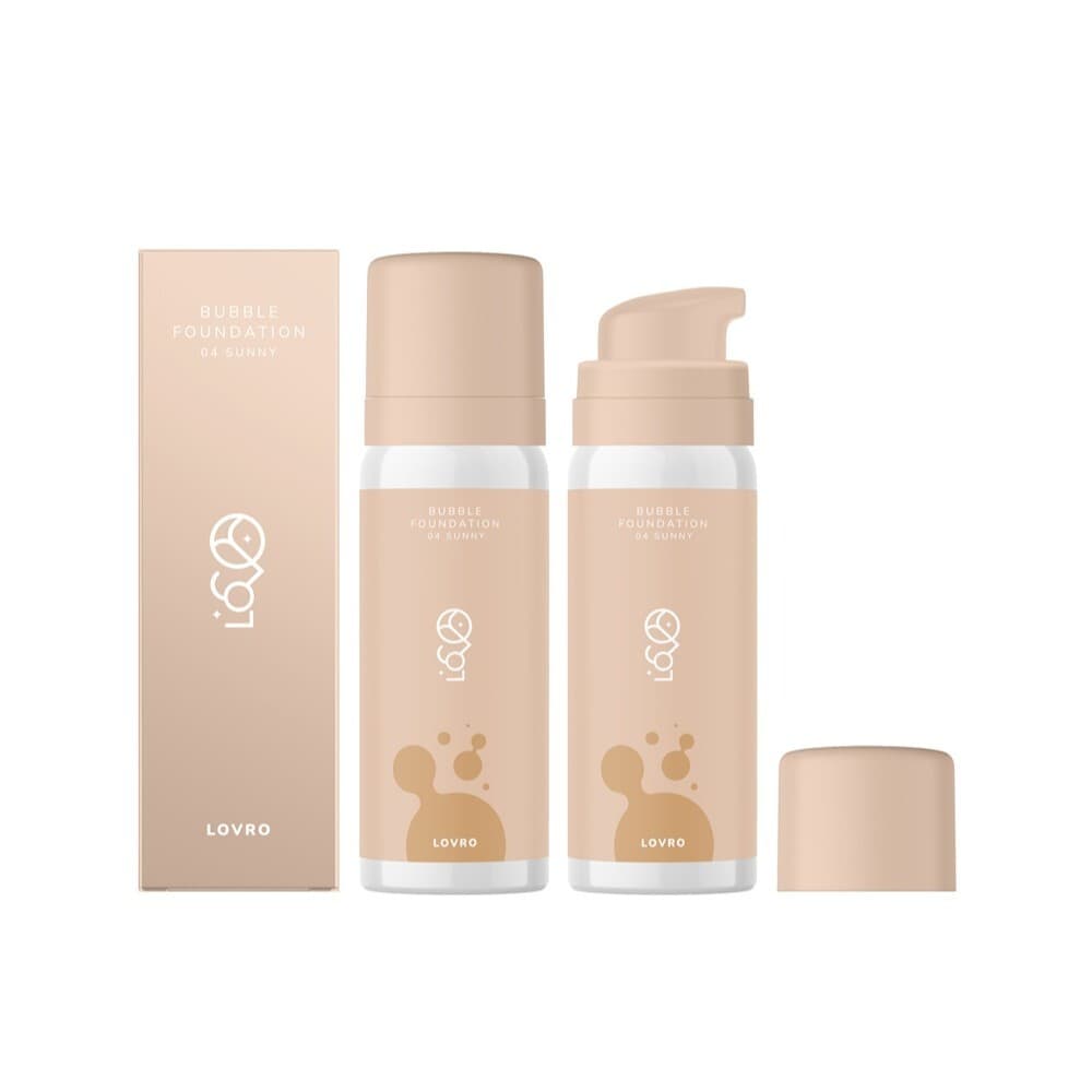 Bubble Foundation podkład o napowietrzonej rozświetlającej formule 04 Sunny