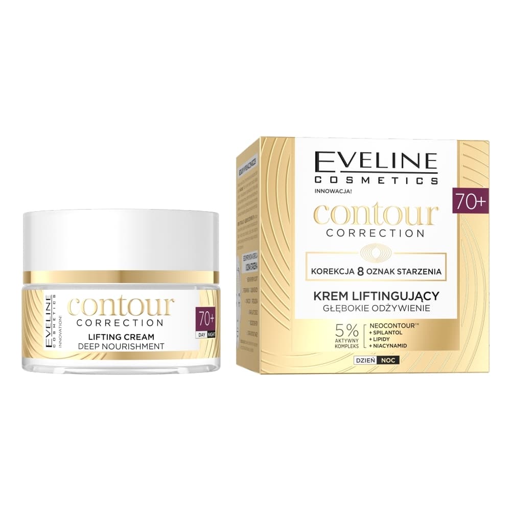 Eveline krem do twarzy na dzień i na noc 70+ Contour Correction