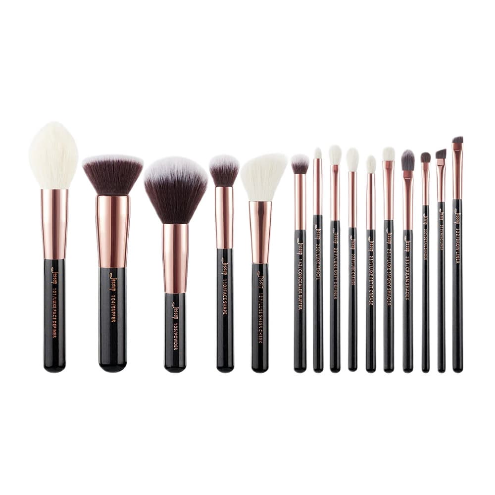 Essential Makeup Brush zestaw pędzli do makijażu Black
