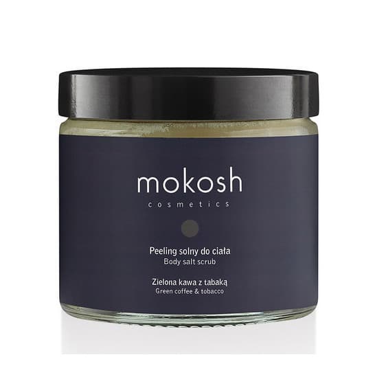 peeling solny do ciała, zielona kawa z tabaką