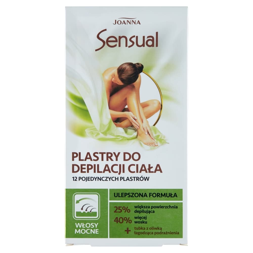 Sensual Plastry do depilacji ciała - Mocne włosy