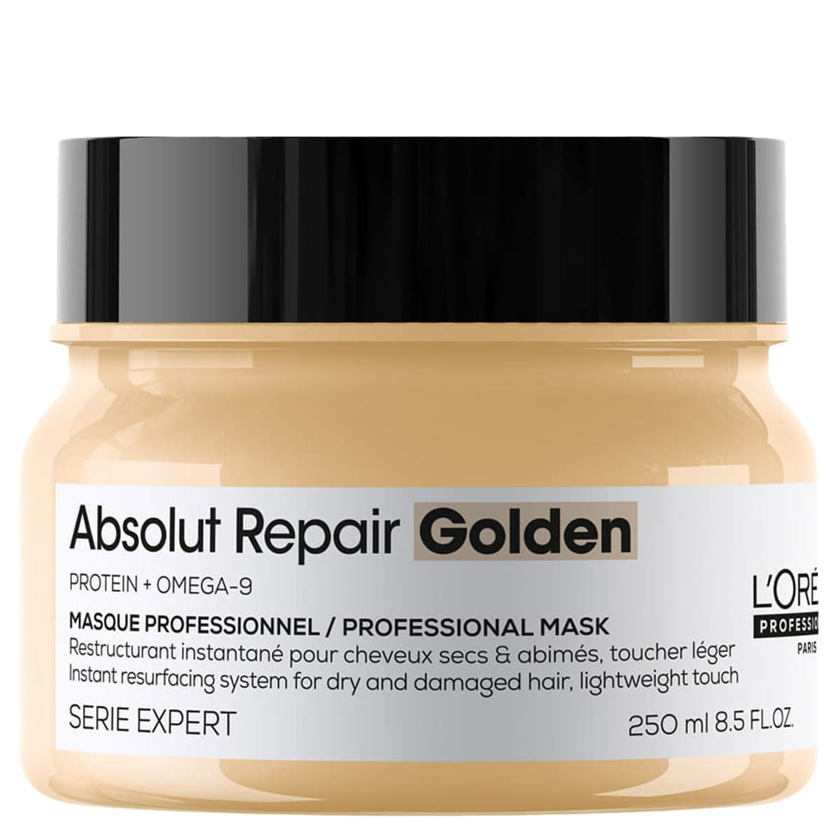 Loreal Professionnel Serie Expert Absolut Repair Golden Złota maska natychmiastowo transformująca włosy suche i zniszczone