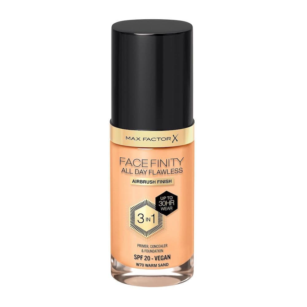Facefinity All Day Flawless trwały podkład SPF 20 odcień 70 Warm Sand