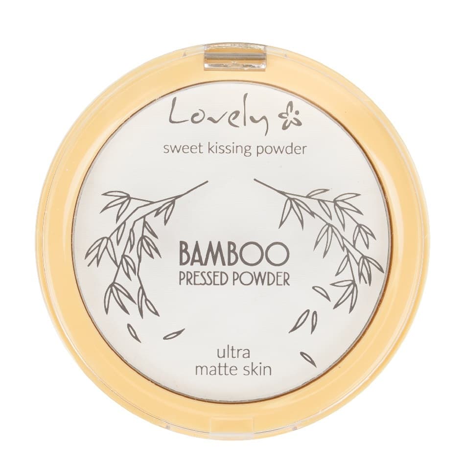 Bamboo Pressed Powder transparenty matujący puder prasowany do twarzy