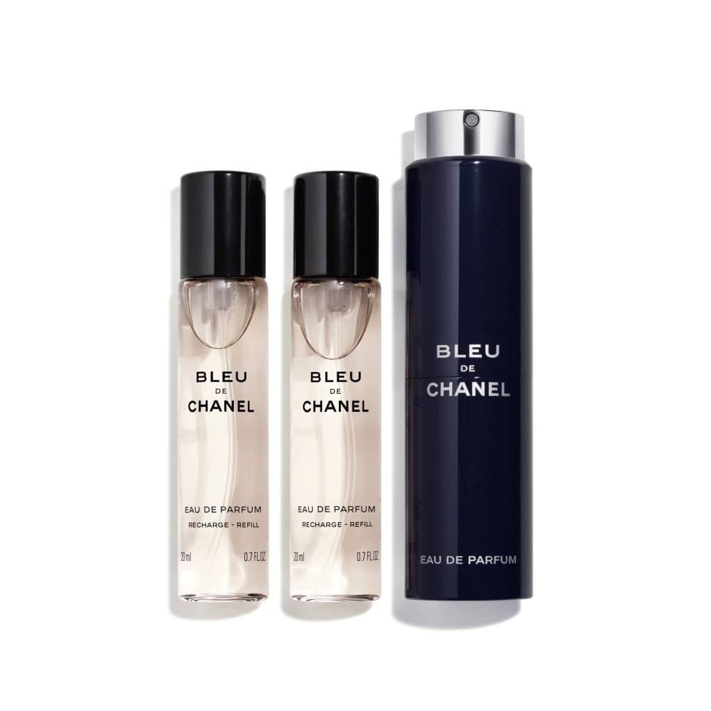 Bleu de Chanel twist and spray woda perfumowana spray z wymiennym wkładem 3x (M)