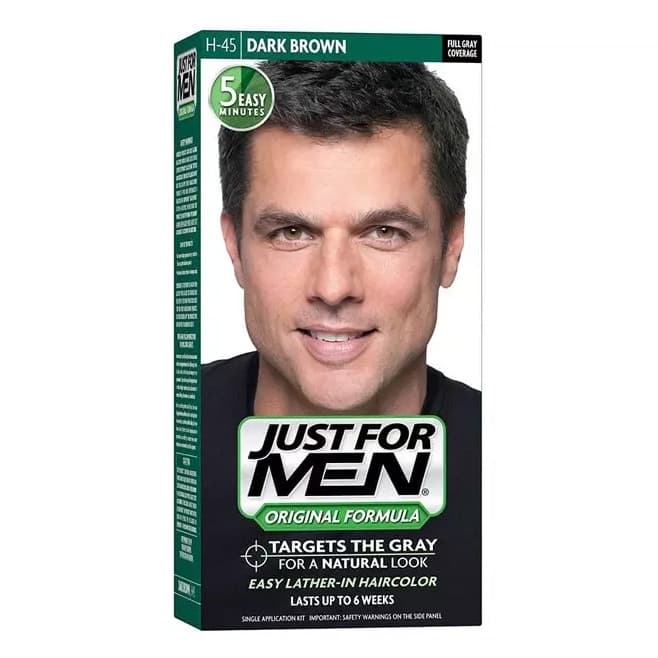 For Men, szampon koloryzujący, ciemny brąz/czarny H-45