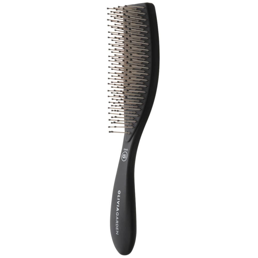 Essential, szczotka rozplątująca, włosy grube, Matt Black