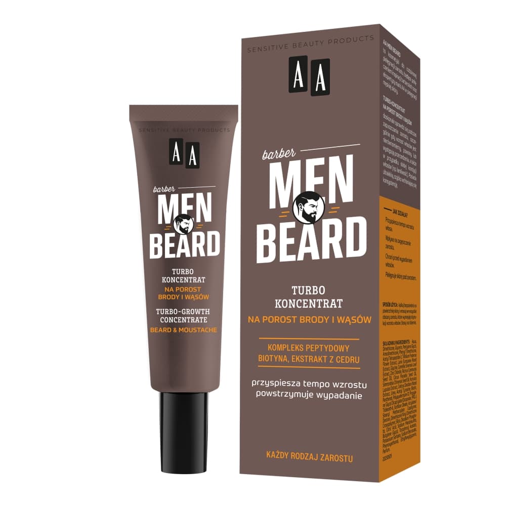 AA Men Beard turbo-koncentrat na porost brody i wąsów