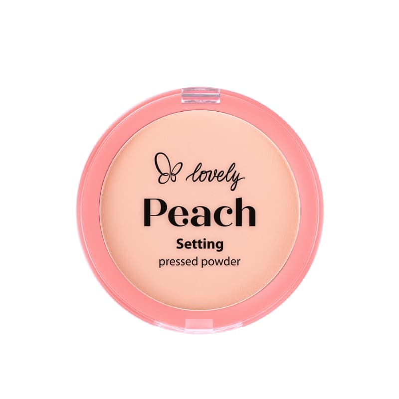 Peach Setting Pressed Powder półtransparentny prasowany puder