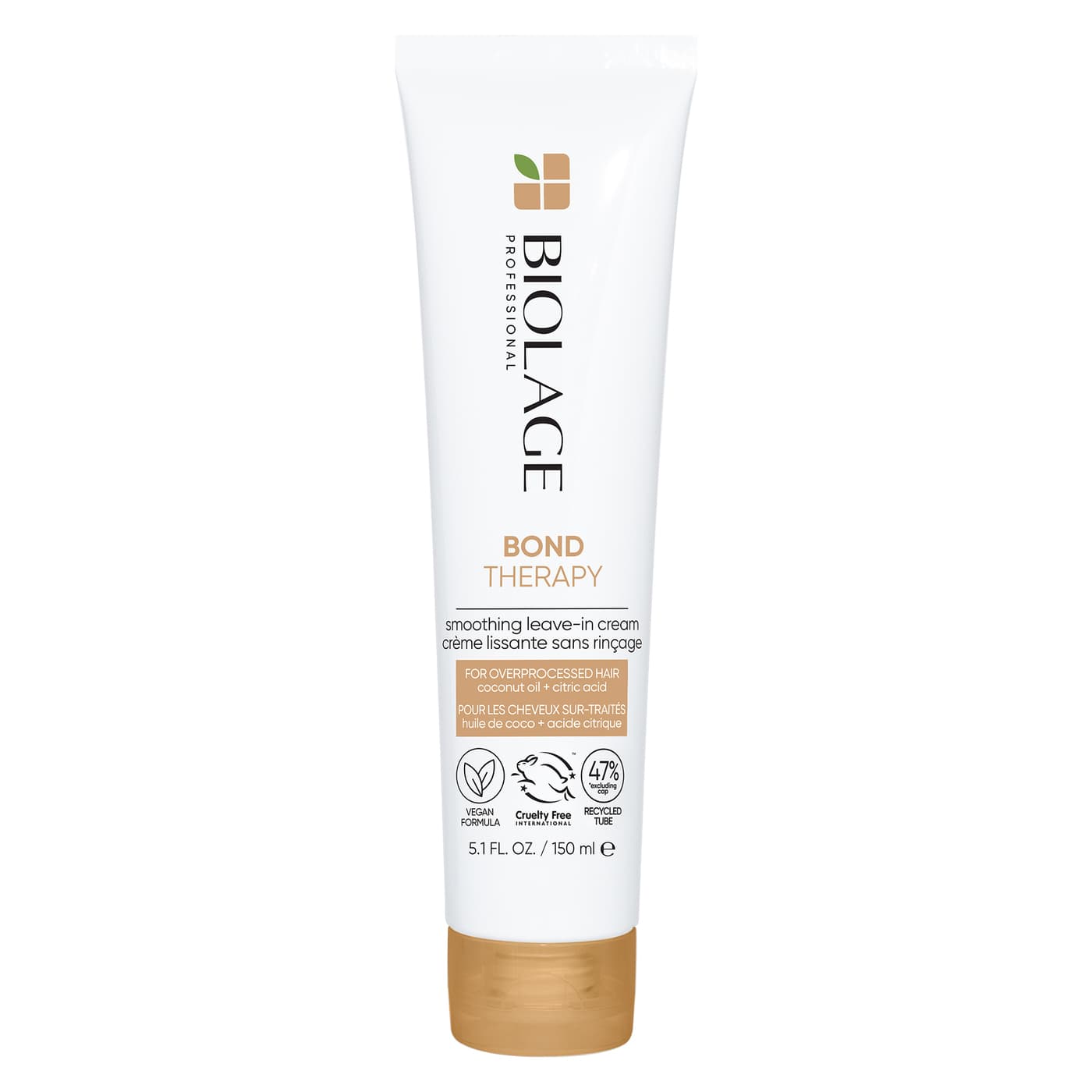 BOND THERAPY - Repairing Leave-In Cream - Wygładzający krem do włosów - Bez spłukiwania -