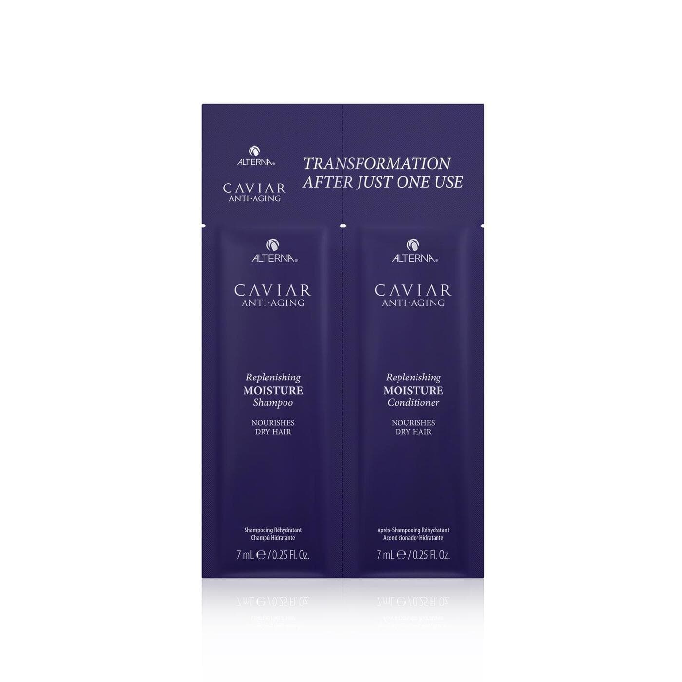 Caviar Anti-Aging, szampon i odżywka nawilżająca do włosów suchych