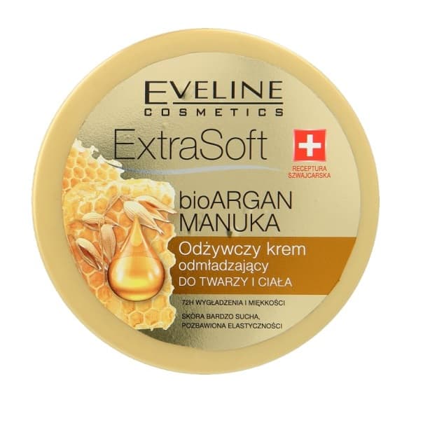 Eveline Extra Soft Bio, odżywczy krem odmładzjący do twarzy i ciała