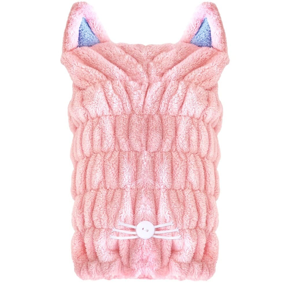 Kids Bath Hair Wrap kąpielowy turban dla dzieci Pink