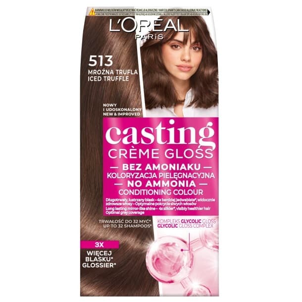 Paris Casting Crème Gloss koloryzacja 513 Mroźna Trufla