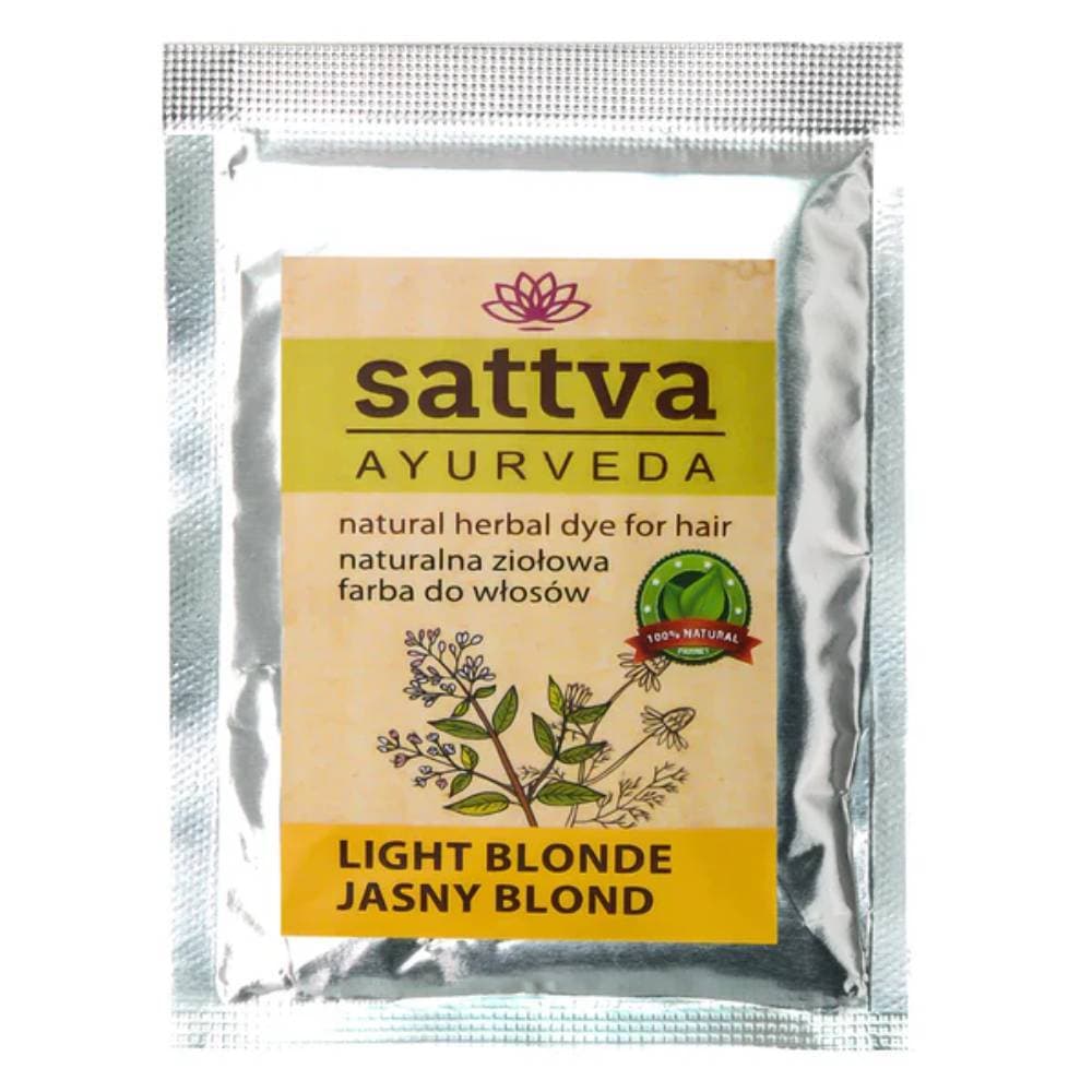 Sattva Naturalna ziołowa farba do włosów Jasny blond