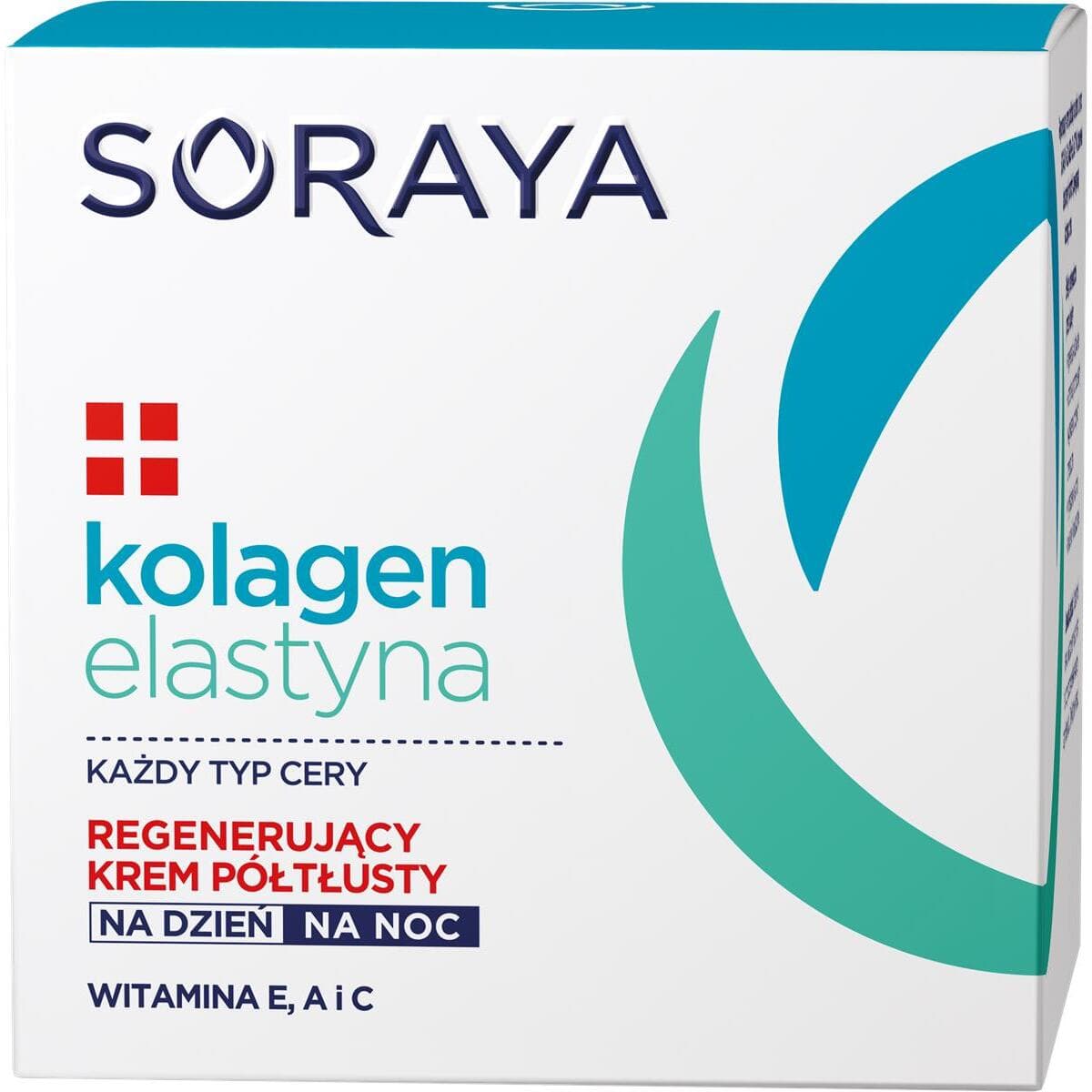 Kolagen Elastyna Krem Półtłusty Dzień Noc
