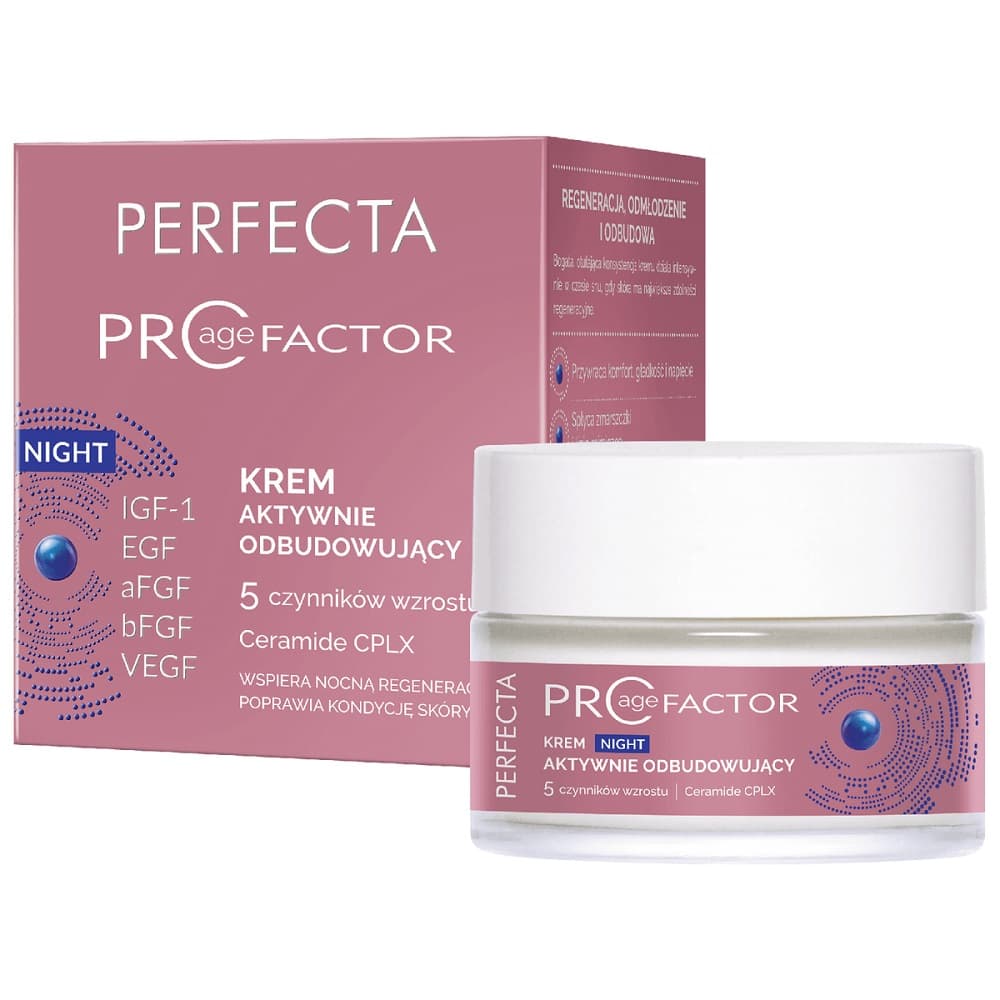Dax Perfecta Pro Age Factor Krem aktywnie odbudowujący do twarzy na noc
