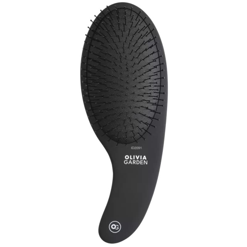 Expert Care Curve, szczotka do rozczesywania włosów, Nylon Bristles Matt Black