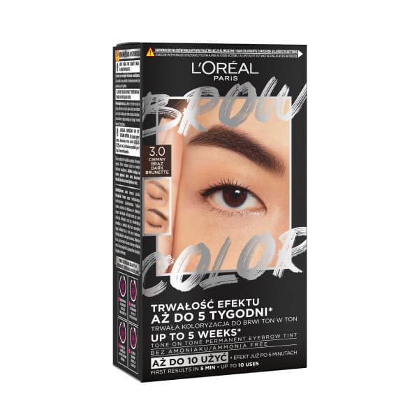 Brow Color Zestaw do koloryzacji brwi - 3.0 Dark Brutnette