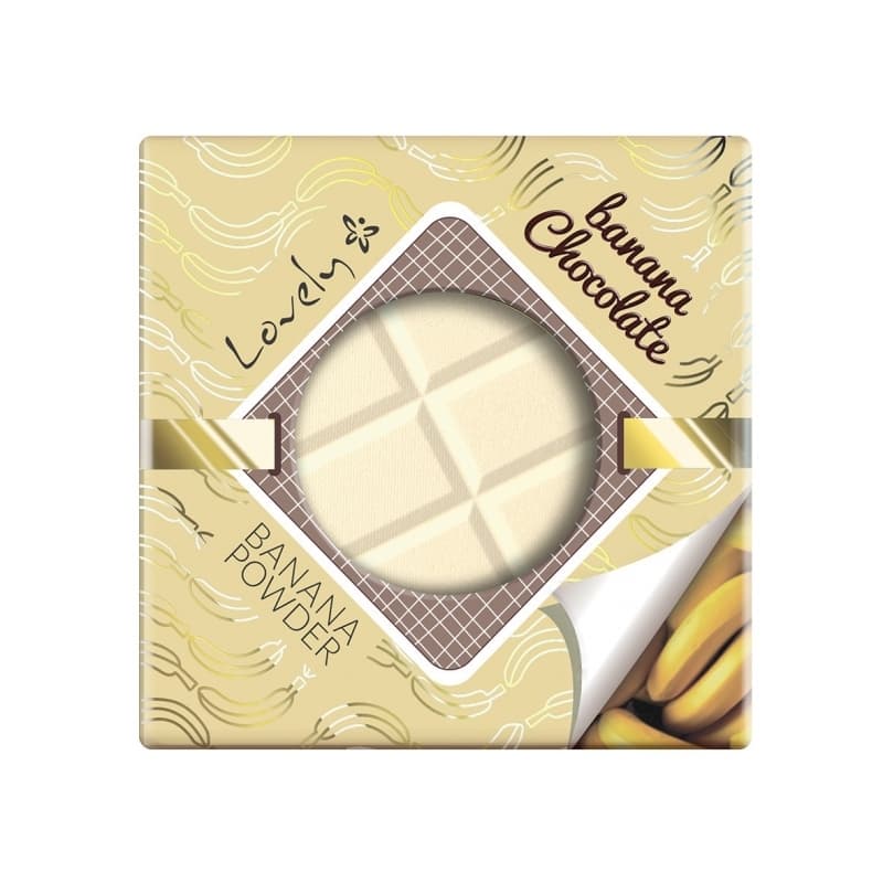 Banana Chocolate puder w kompakcie do ujednolicenia kolorytu skóry