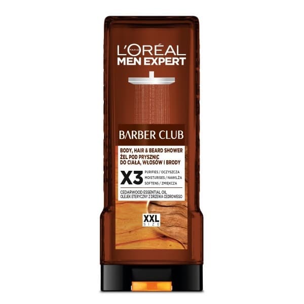 Loreal Men Expert XXL Barber Club Żel pod prysznic do ciała, włosów i brody