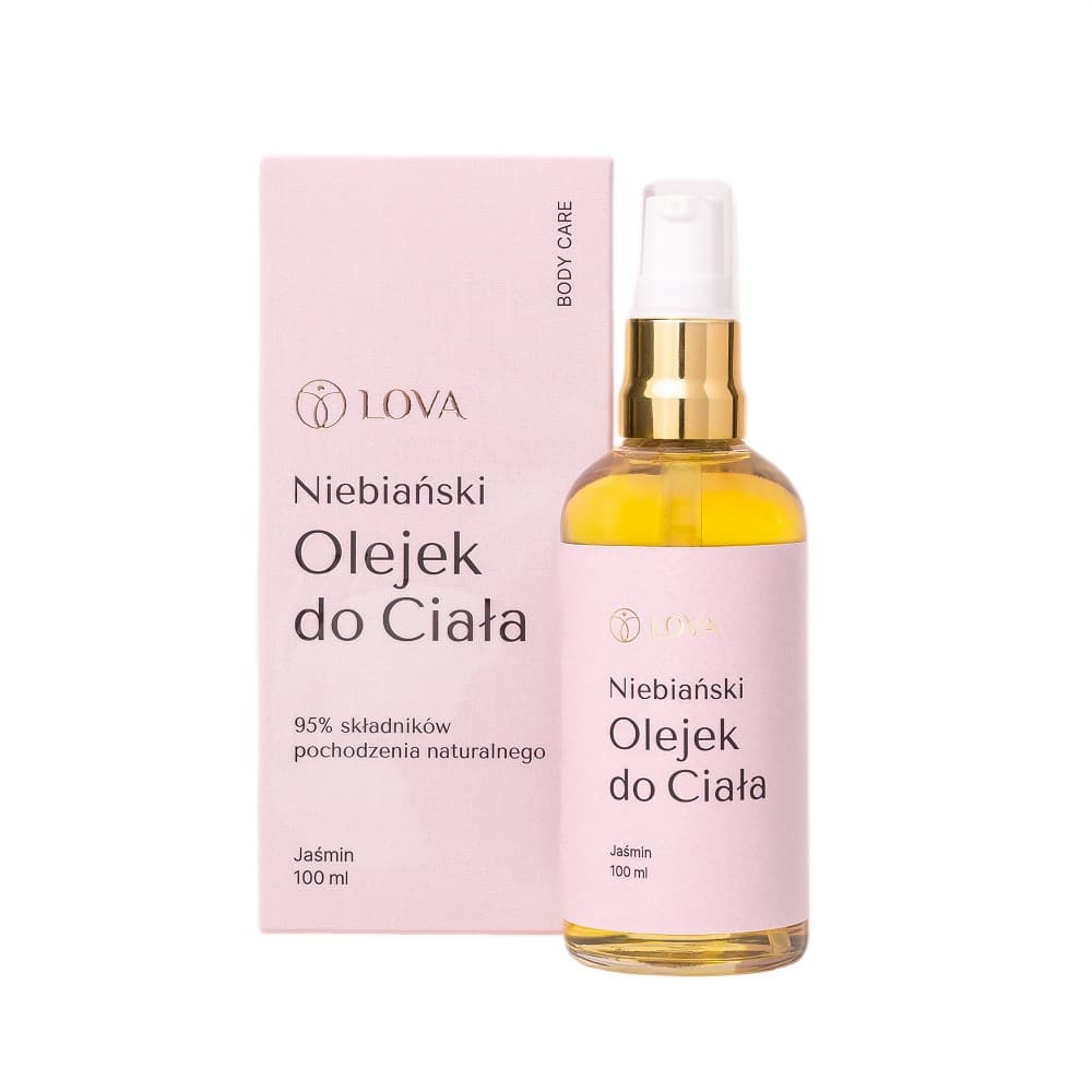 Niebiański, olejek do ciała