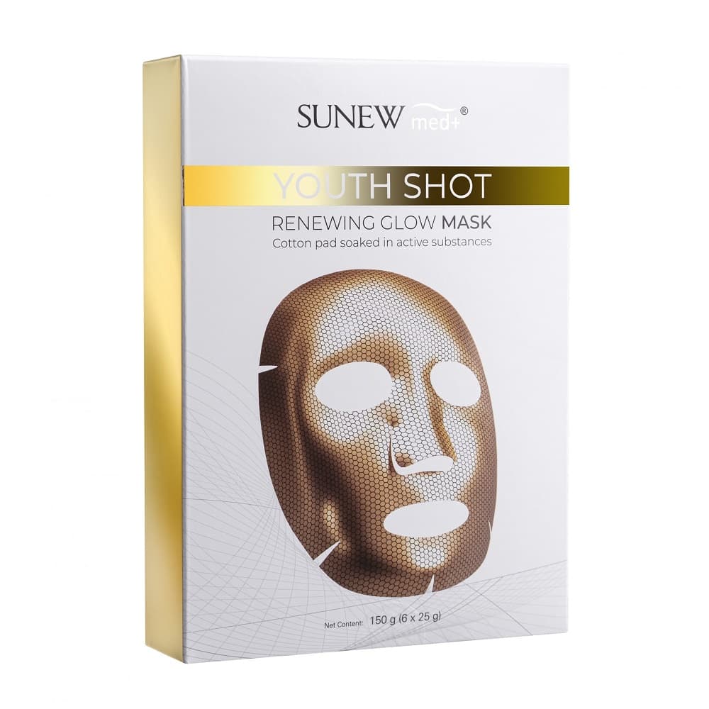 SunewMed+ Youth Shot Renewing Glow Mask rozświetlająca maska w płachcie