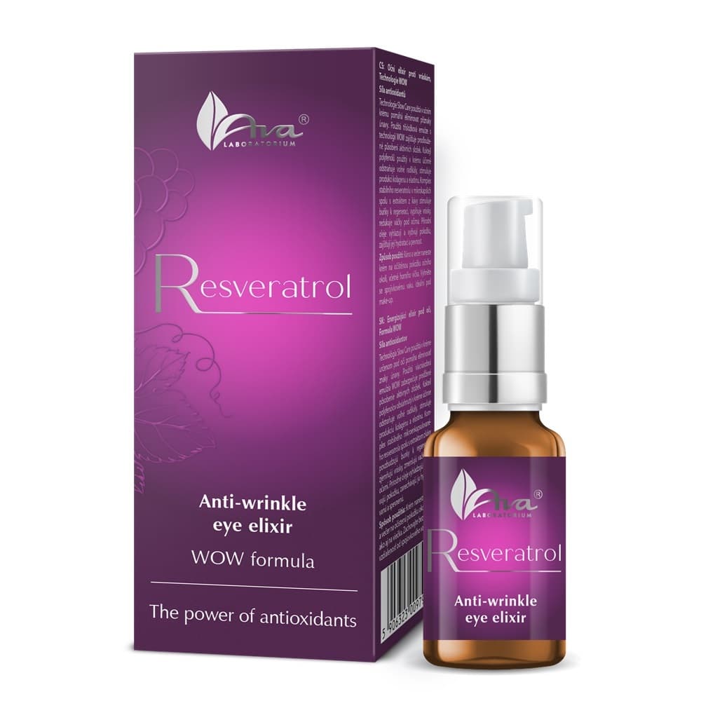 Resveratrol, przeciwzmarszczkowy eliksir pod oczy