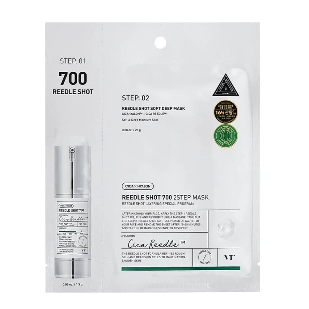 Reedle Shot 700 2Step Mask dwuetapowy zabieg z technologią mikroigieł