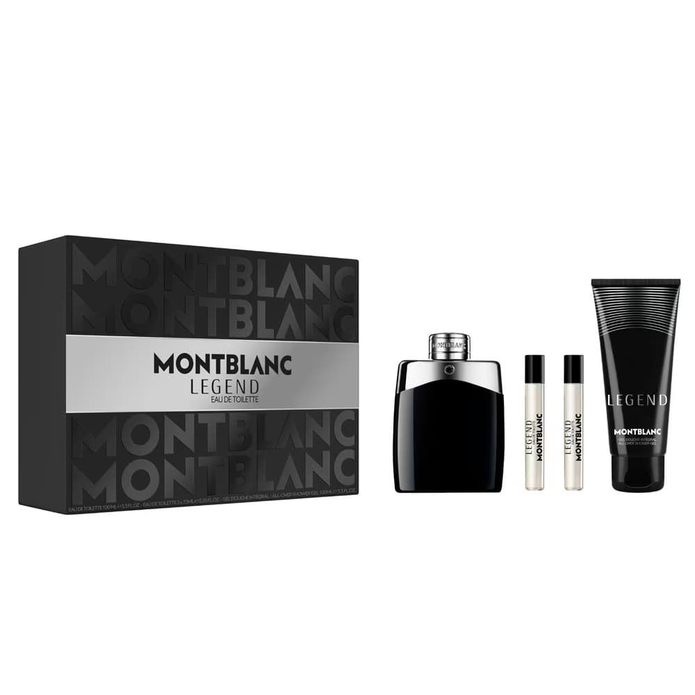 Mont Blanc Legend zestaw woda toaletowa spray + woda toaletowa spray 2x + żel pod prysznic (M)