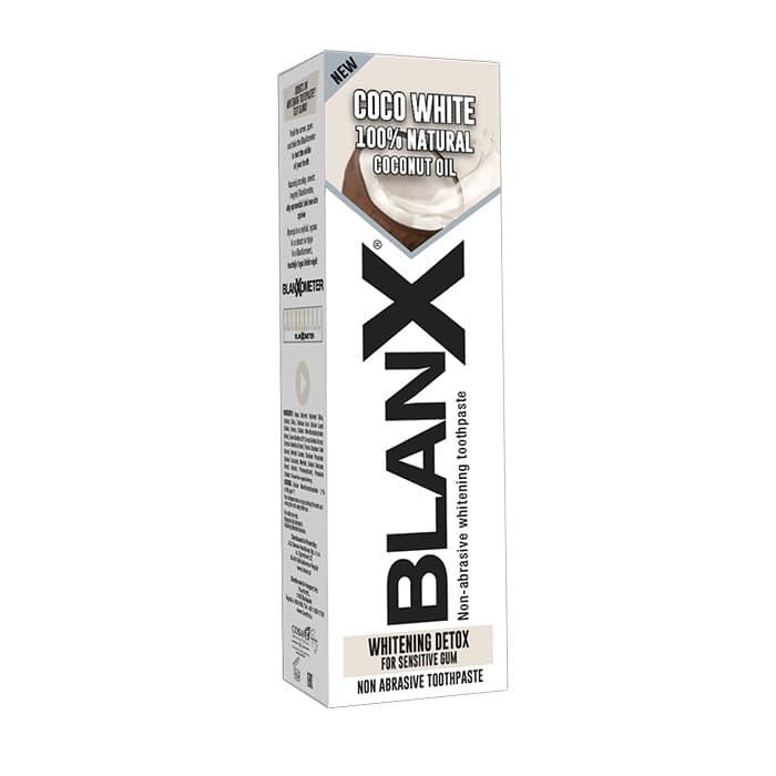 White Detox Coconut wybielająca pasta do zębów Z olejkiem kokosowym