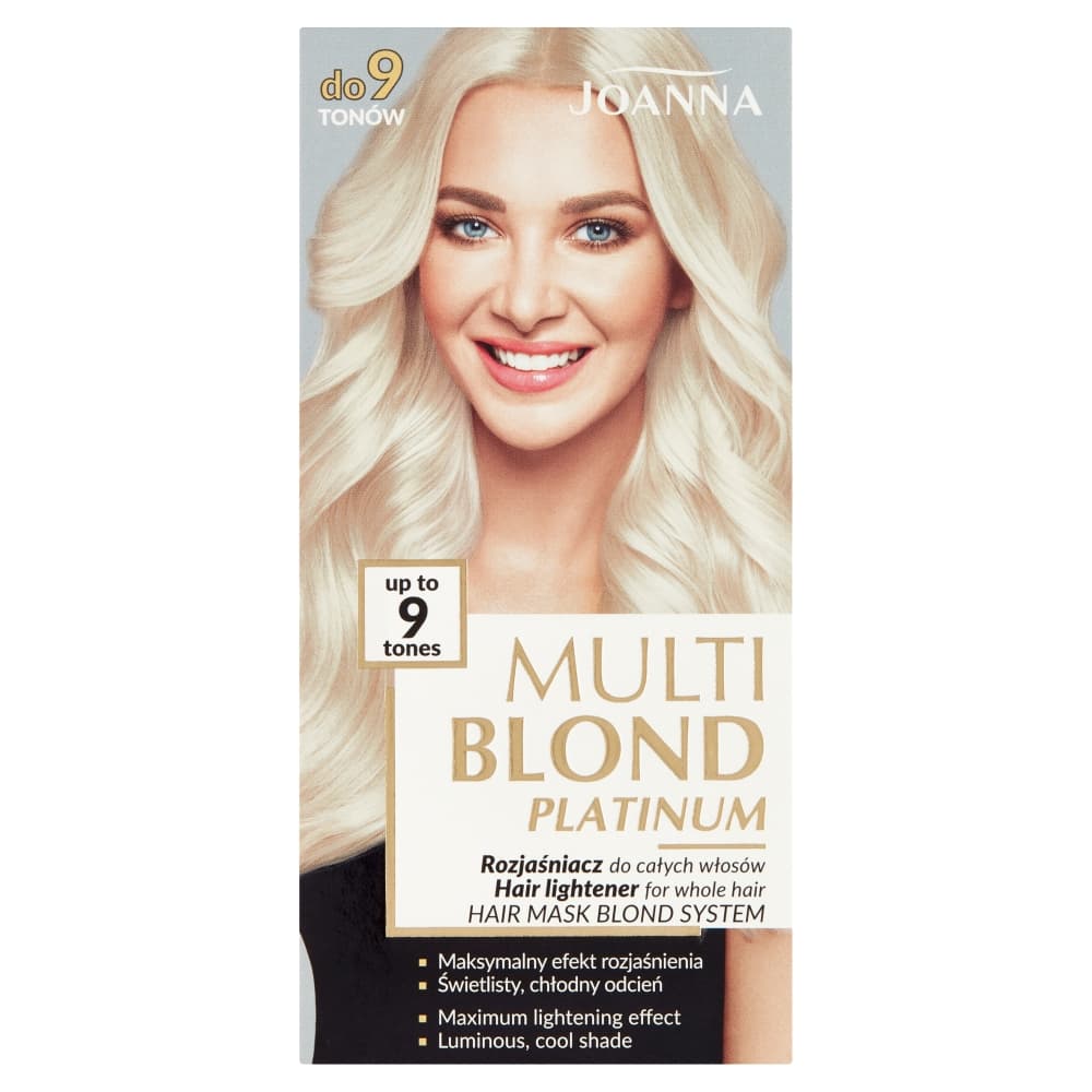 Multi Blond Platinum Rozjaśniacz do całych włosów do 9 tonów