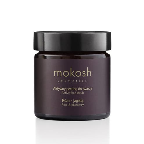 Aktywny peeling do twarzy Róża z jagodą