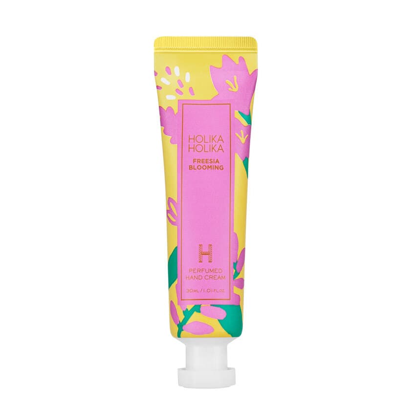 Holika, nawilżający krem do rąk, frezja