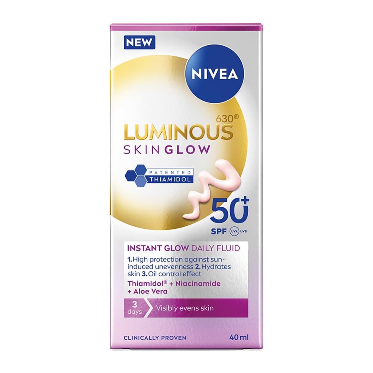 Luminous630 Skin Glow krem do twarzy z filtrem SPF50+