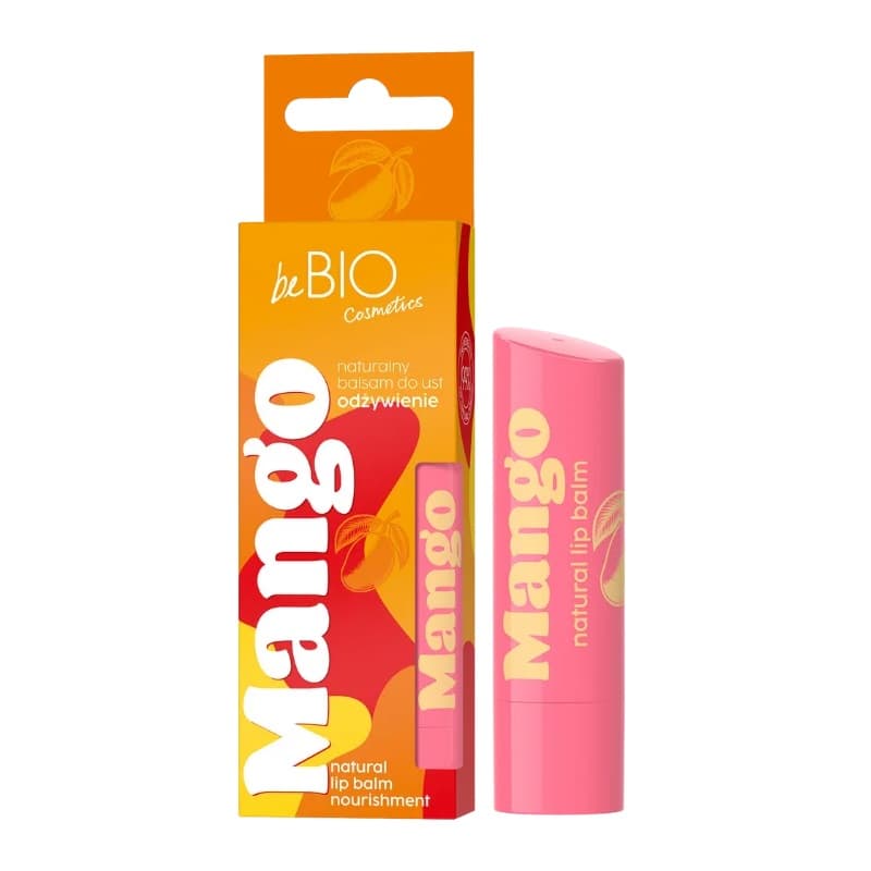 Natural Lip Balm - Naturalny odżywczy balsam do ust - Mango -