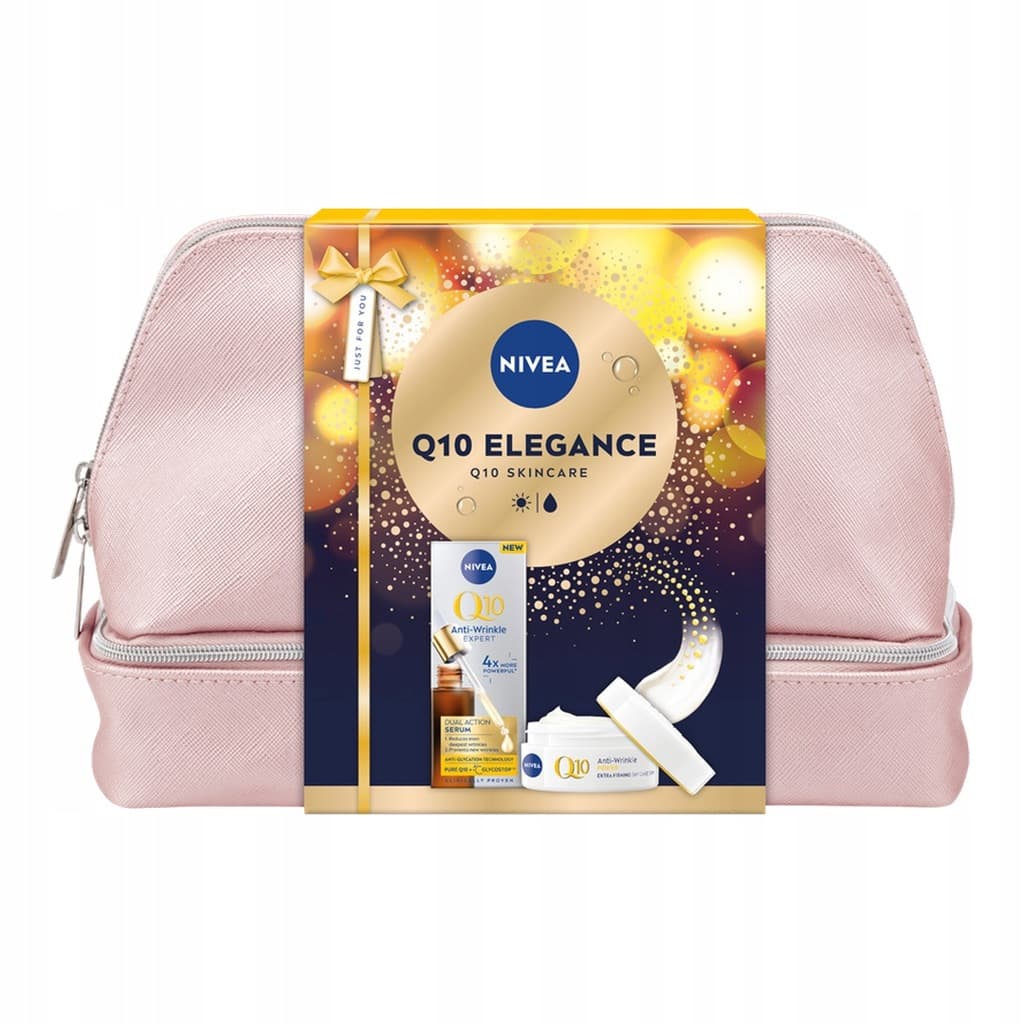 Q10 Elegance Zestaw Prezentowy Kosmetyków Dla Kobiet Krem SPF15 Serum
