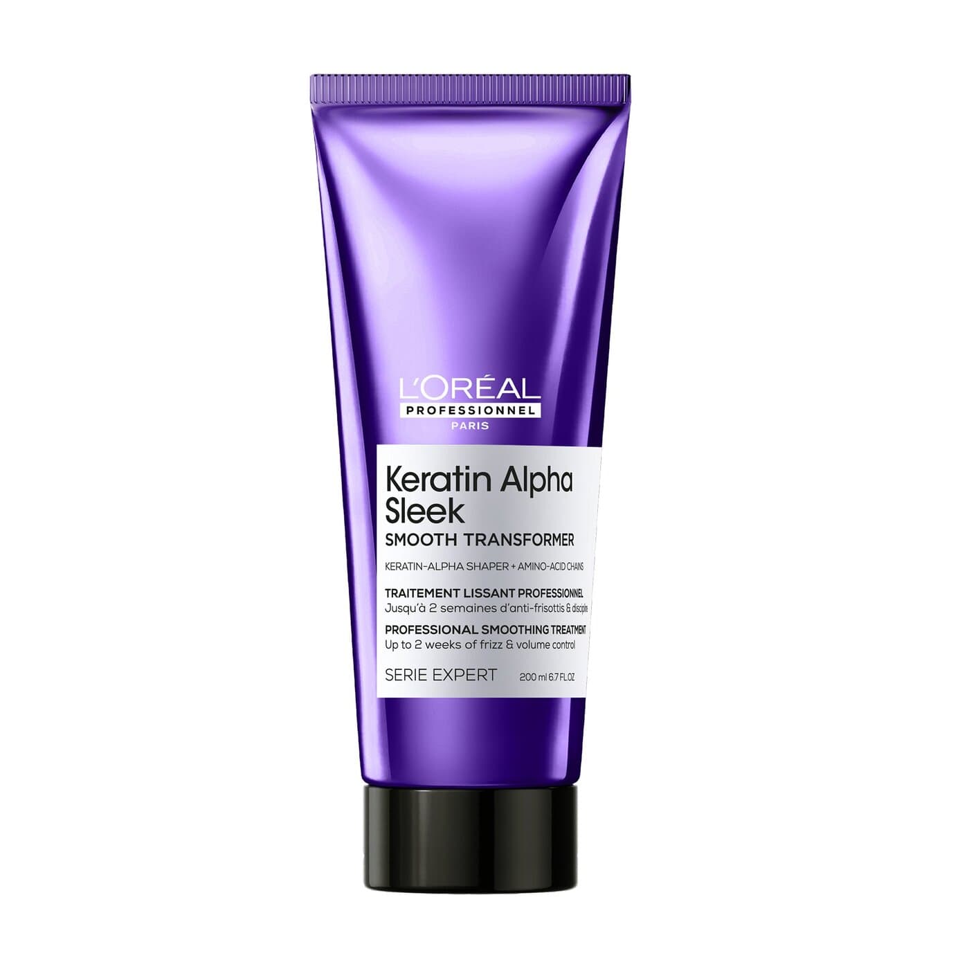 PROFESSIONNEL KERATIN ALPHA SLEEK SMOOTH TRANSFORMER Intensywnie wygładzająca kuracja do włosów