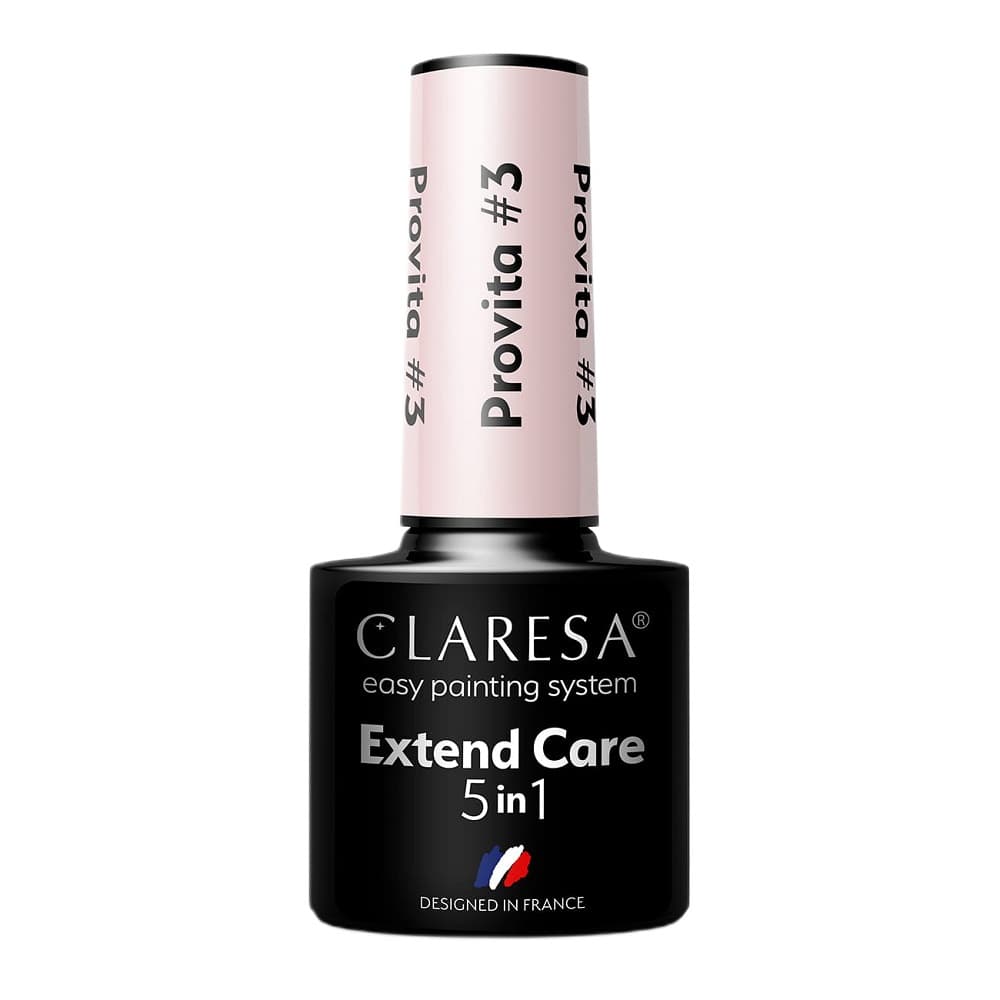 Extend Care 5in1 Provita Baza Hybrydowa Do Paznokci Róż Nude 3